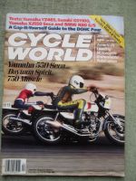 cycle world April 1981 Yamaha YZ465,Suzuki GS1100,Yamaha YJ550 Seca and BMW R80 G/S,Sunbeam Model 8 TT 350,