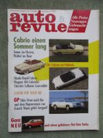 auto revue 5/1985 Fiat Uno Turbo,BMW 325eta E30, Audi 100 typ44 quattro,Volvo 740GL,Seat Ibiza 1.5GLX,