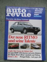 auto revue 4/1983 Renault 11,Honda Prelude 1.8EX,Peugeot 205, BMW 320i E30,Toyota Tercel 4WD,Opel Corsa A,Fiat Ritmo