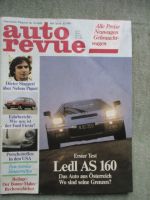 auto revue 12/1983 Ledl AS160,Lancia HPE Volumex,Mercedes Benz 380SE W126, Opel Monza GSE,Pajero Turbodiesel,