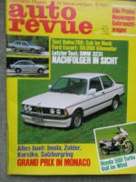 auto revue 6/1982 Volvo 760,Test Ford Escort 1.6i Ghia Schlußbericht, BMW 323i E21 Test,
