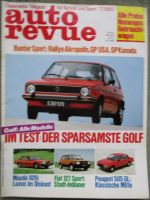 auto revue 7/1982 Renault 18 GTX, Fiat 127 Sport,Mazda 929,Alfetta 2.0,Subaru 1800 4WD Pick-up,Peugeot 505 GL,VW Golf1 E