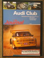 Audi Club Journal 1/1999 MTM Quattro S1,S3,V8,Typ43 Avant, Coupé