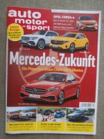 auto motor & sport 13/2019 Opel Corsa E-e,Audi A3 40TFSI Limousine vs. CLA250,A6 Avant 50tdi vs. BMW 530d G31 touring