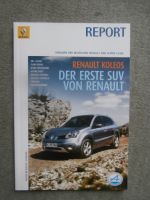 Renault Report 1/2008 Koleos der erste SUV von Renault,R16 Story,Ami Leipzig 2008