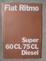 Fiat Ritmo Super 60CL 75CL Diesel Katalog September 1981