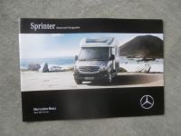 Mercedes Benz Sprinter Reisemobil Fahrgestelle W906 314CDI 316CDI 319CDI 316 516 +NGT Prospekt 9/2016