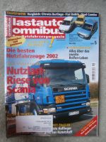 lastauto omnibus 5/2002 Scania P 114-380,Solaris Vacanza,Fiat Dobló vs. Opel Combo vs. Berlingo,VW LT mit 116kw