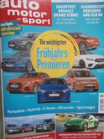 auto motor & sport 6/2020 Mercedes Benz GLB vs. BMW X1 vs. Tiguan,Cayman GTS 4.0,Technik Audi S8,BMW M8 Competition
