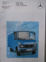 Mercedes Benz Transporter 3,49t-6,79t 53kw-96kw Prospekt Juli 1983