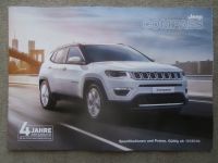 Jeep Compass Sport Longitude Limited Trailhawk 103kw 125kw 88kw Benzin +Diesel Preisliste 10/2018