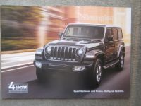 Jeep Wrangler JL Spezifikationen & Preise August 2018