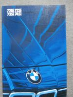 BMW 728i 732i 735i +Katalysator 745i E23 Prospekt September 1984