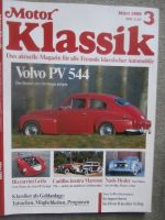 Motor Klassik 3/1989 Volvo PV544,Bizzarrini Grifo,Cadillac V-16,Porsche 356 Kauf,