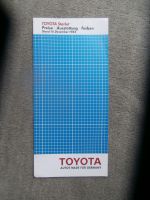 Toyota Starlet Preisliste 14.Dezember 1984 Deluxe +S 3-türig 5-türig