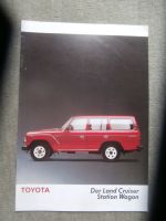 Toyota Land Cruiser (Typ J7) Station Wagon Diesel Prospekt März 1986