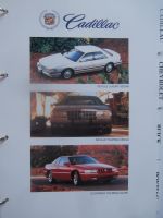 Cadillac Chevrolet Buick Pontiac 1996 Model Press Information USA Ordner