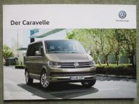 VW T6 Caravelle Trendline Comfortline Highline Katalog November 2015