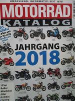 Motorrad Katalog 2018 bMW F850 GS,Ducati Panigale V4,Yamaha Niken,Honda GL 1800 gold wing,Harley-Davidson Fat Boy