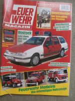 Feuerwehr Magazin 12/1994 Unimog U100L,Einsatzbericht das Busunglück von München,