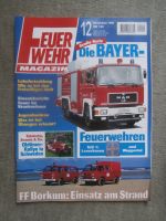 Feuerwehr Magazin 12/1996 FF Borkum Einsatz am Strand,Tidaholm Scania Oldtimer Rallye in Schweden