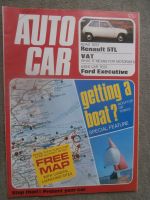 Autocar 8.2.1973 Renautl 5TL 3-door Roadtest,1971 used car Ford Executive 1971,Bentley R-Type Continental