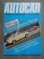 Autocar 29.4.1971 Morris Marina 1300 und 1800TC,