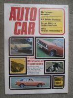 Autocar 23.12.1971 Roll-Royce Silver Shadow, Aston Martin DB2,Ford Capril 2000,Morris Minor TC,Fiat 850T Minibus