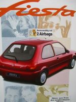 Ford Fiesta Focus Flair Fun Ghia Katalog Januar 1997