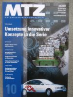 Motortechnische Zeitschrift 10/2007 Abgasturbolaufladung Schlüssel für geringe Emissionen und Fahrspaß,