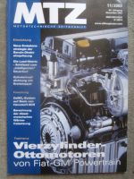 Motortechnische Zeitschrift 11/2003 Fiat GM Powertrain 4-Zylinder Ottomotoren 1.6l  76kw,100 Jahre Kolbenflugmotor,