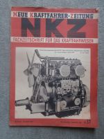 Neue Kraftfahrer Zeitung Nr.17/1941 Tatra 4-zylinder Dieselmotor Typ 64a, Ausgabe A