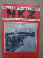 Neue Kraftfahrer Zeitung Nr. 2/1951 Mailänder Motorrad ABC,Kompressor