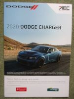 Dodge Charger R/T und SRT Hellcat Prospektblatt 2020