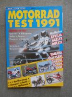 Motorrad Test 1991 Sportler Allroundler Roller Tourer Chopper Enduros +Gespanne Aprilia 125,Kawasaki Zephyr,BMW R100GS