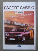 Ford Escort Cabrio Michael Schumacher Edition August 1993
