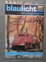 blaulicht fahrzeugmagazin 2/1984 Lada Niva auf Sylt,Telebühne DL 30S,Dietzenbacher GMC,Mercedes 300TD W123 Transplantat Transport