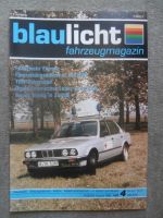 blaulicht fahrzeugmagazin 4/1986 Mercedes Benz Unimog U1300L Rosenbauer Aufbau LF-A,Ford Sierra Krankenwagen Miesen Aufbau