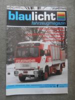 blaulicht fahrzeugmagazin 2/1986 Aligator Jumbulance Gelenkbus TG821,Ford Granada 2.0GL A,VW T2,VW LT35,