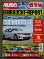 Auto Zeitung GTÜ Gebraucht-Report 2021 V60,VW T6,G20,Golf8,C-Klasse,Boxster,Fiesta,250 Modelle Stärken Schwächen Tests