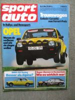 sport auto 5/1976 BMW 320i E21 vs. 320 GS Tuning,Dauertest Alfetta 1800,Nyffenegger Corvette,Bugatti Replica,