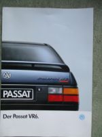 VW Passat +Variant VR6 Typ 35i Prospekt Februar 1991