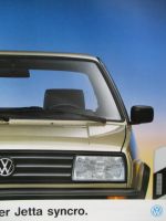 VW Jetta Syncro Typ19E Katalog Januar 1988