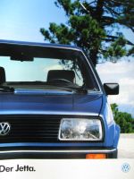 VW Jetta Typ16E 19E  Prospekt Januar 1987 Rarität