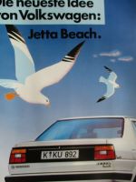 VW Jetta Typ16E Beach Katalog 40kw 55kw 53kw 66kw Mai 1986