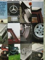 Mercedes Benz G-Modell Sonderausstattungen & Zubehör Katalog März 1983 Rarität