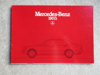 Mercedes Benz 190D W201 Querformat Katalog Januar 1985
