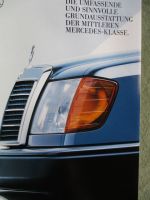 Mercedes Benz 230E W124 Grundausstattung Katalog Juni 1987