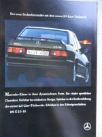Mercedes Benz 190E 2.5-16 W201 Katalog August 1988