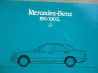 Mercedes Benz 190 +E W201 Katalog Querformat Dezember 1983